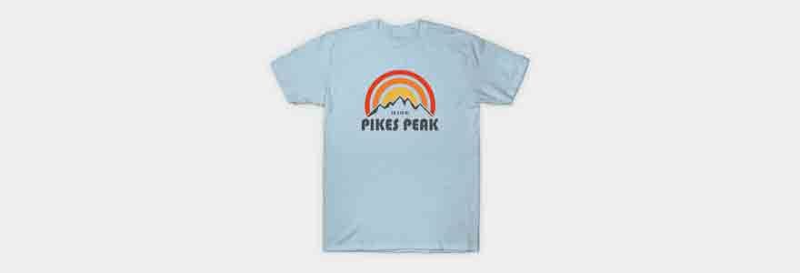 tee-shirt Pikes Peak